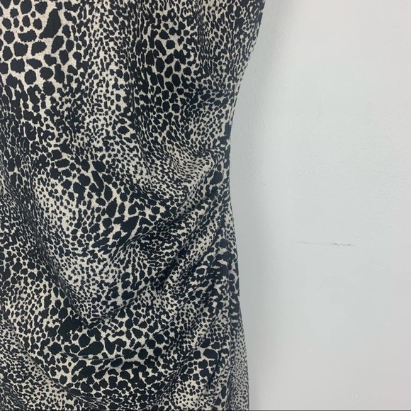 Ann Taylor Leopard Ruched Dress Size 6 Office And Business Attire - Picture 4 of 8